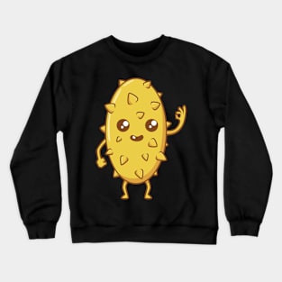 Kawaii Cartoon Kiwano Crewneck Sweatshirt